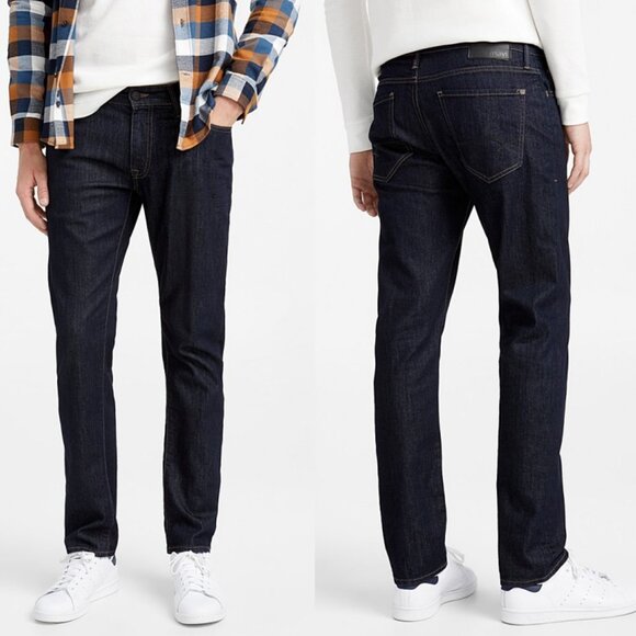 NEW Mavi Marcus Straight Slim Jeans Dark Blue Size 38 x 32 Mens Denim Simons - Picture 1 of 11